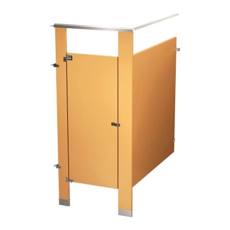 Bradley Bradley Powder Coated Steel 36" Wide Complete In-Corner Compartment, Buff - IC13660-BUF IC13660-BUF